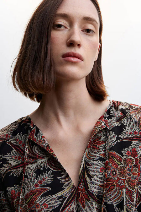 Kleedje met lange mouwen - zwart