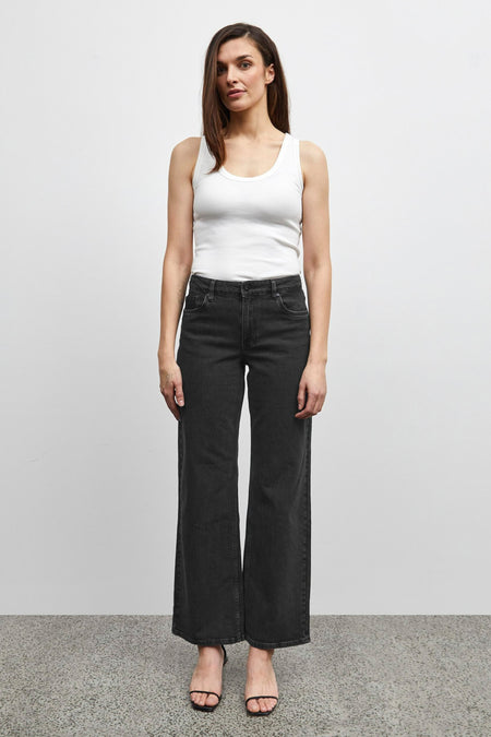Jeans wide Dark blue denim - PULZ