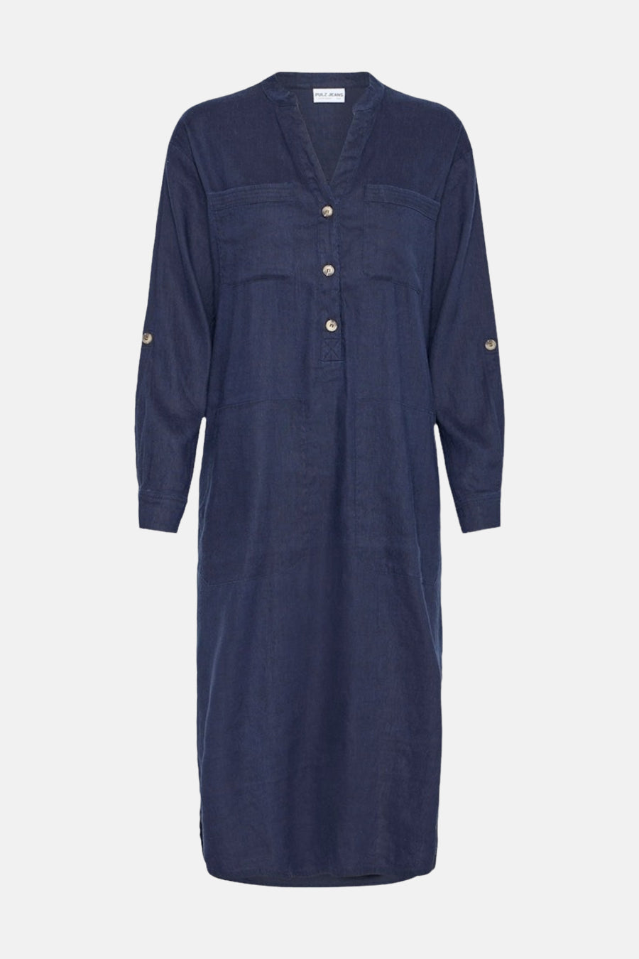 Kleedje met lange mouwen - Donkerblauw - PULZ