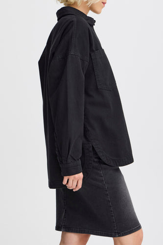 Jeanshemd - zwart - PULZ