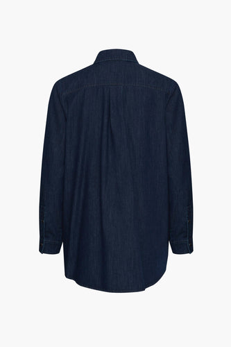 Jeanshemd - dark blue denim - PULZ