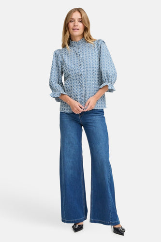 Jeanshemd blauw - PULZ - PULZ