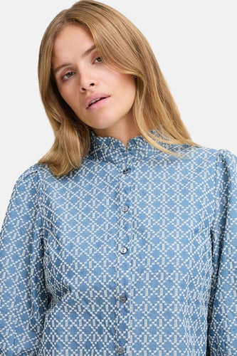 Jeanshemd blauw - PULZ - PULZ