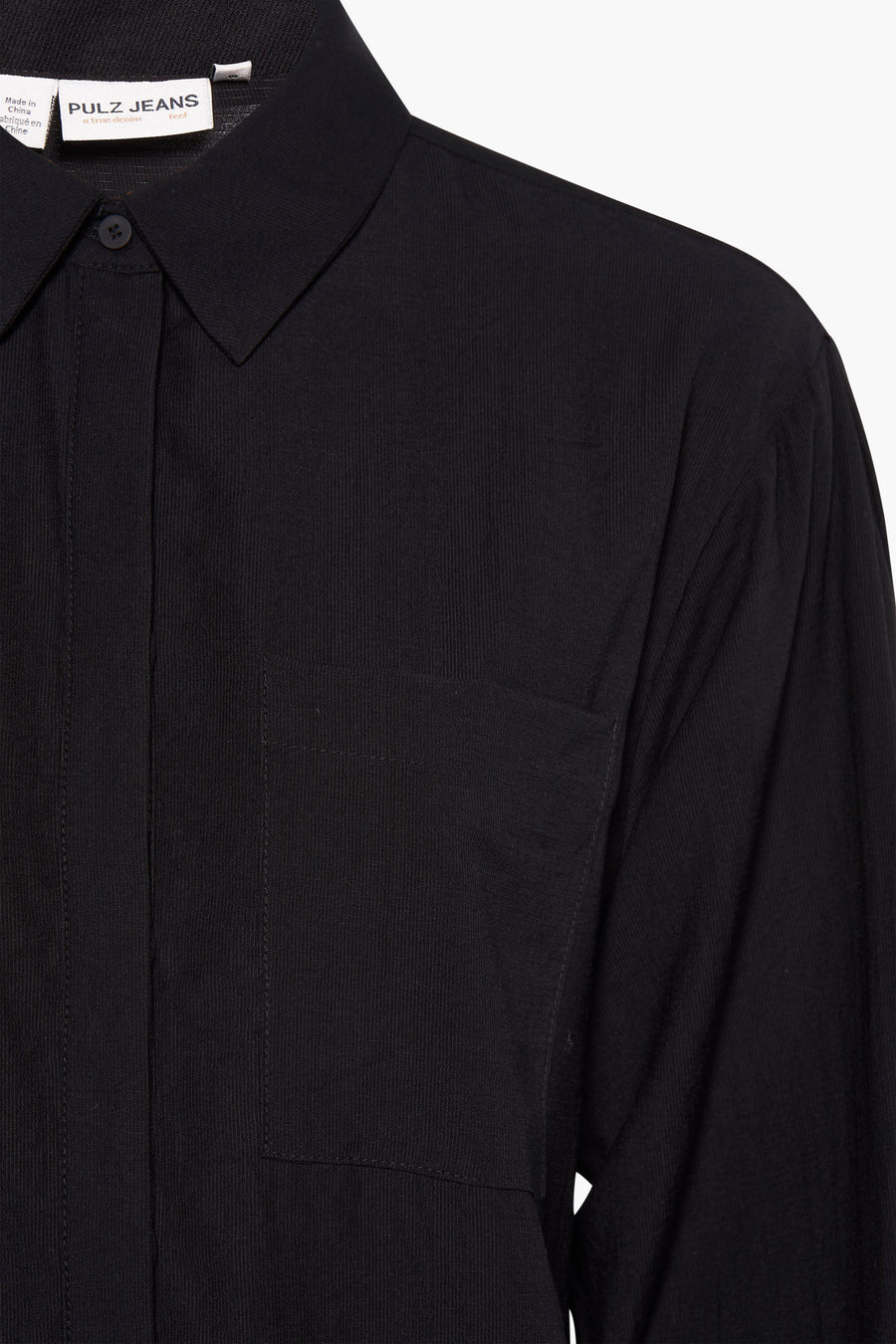 Chemise à manches longues - noir