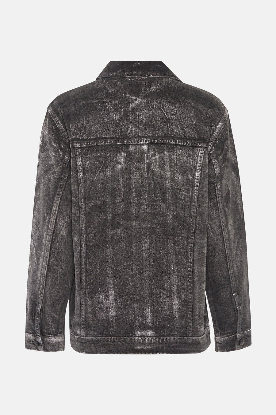 Jeansjas - dark grey denim - PULZ