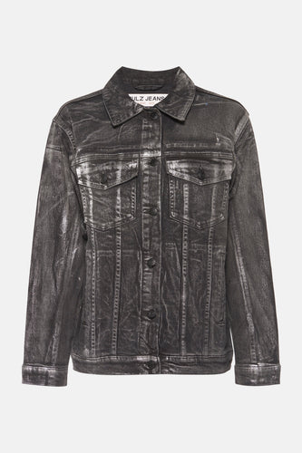 Jeansjas - dark grey denim