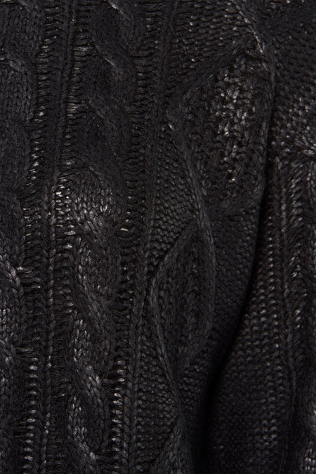 Pull à col rond - noir