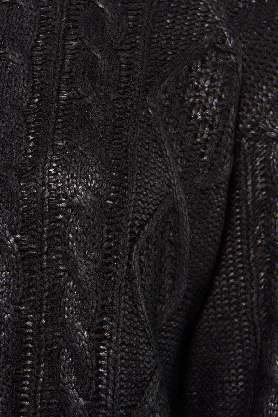 Pull met ronde hals - zwart - PULZ