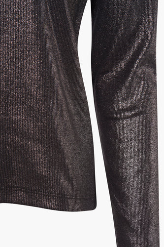 T-shirt met lange mouwen - zwart