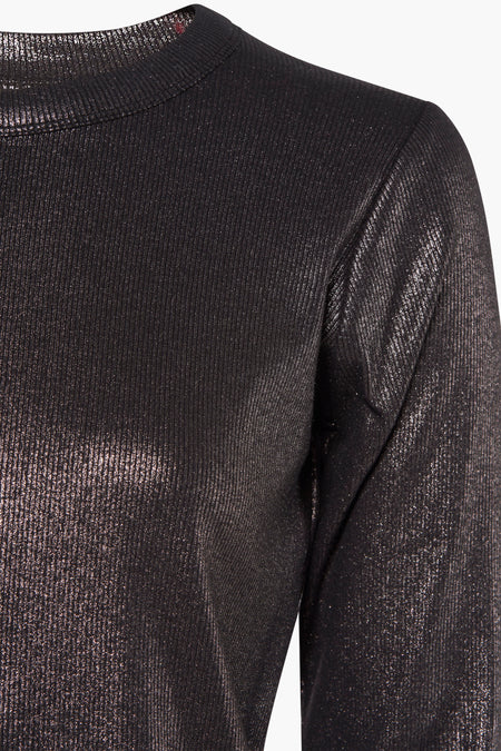 T-shirt met lange mouwen - zwart