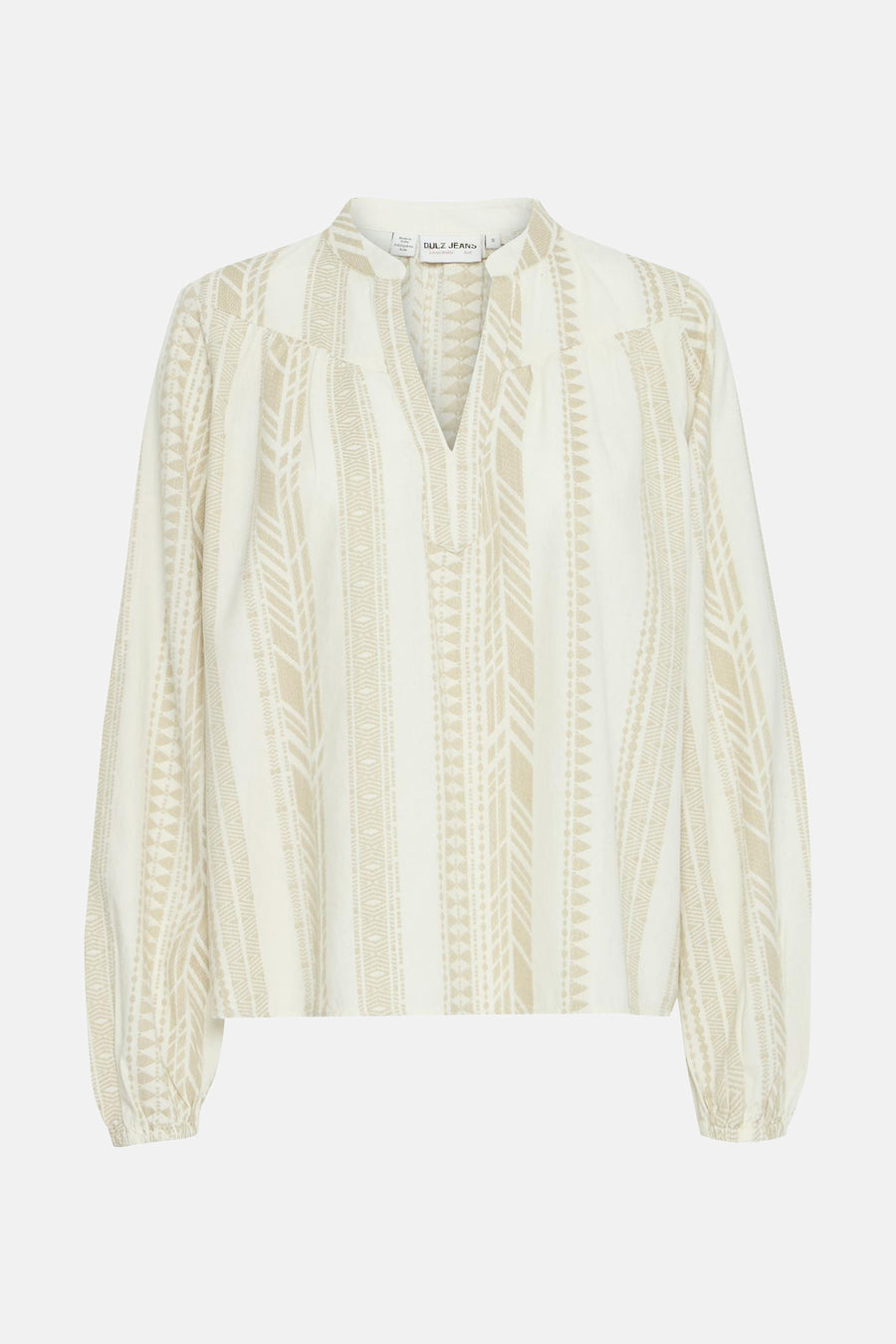 Blouse met lange mouwen - ecru - PULZ