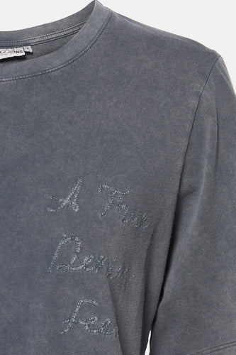 T-shirt met korte mouwen - grijs - PULZ