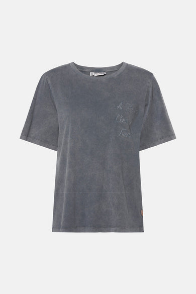 Top uni manche courte Gris - PULZ