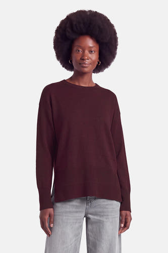 Pull O-hals - paars