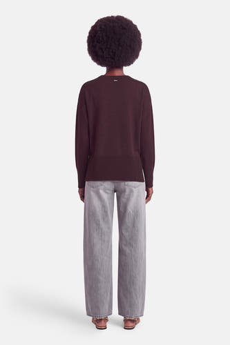 Pull O-hals - paars