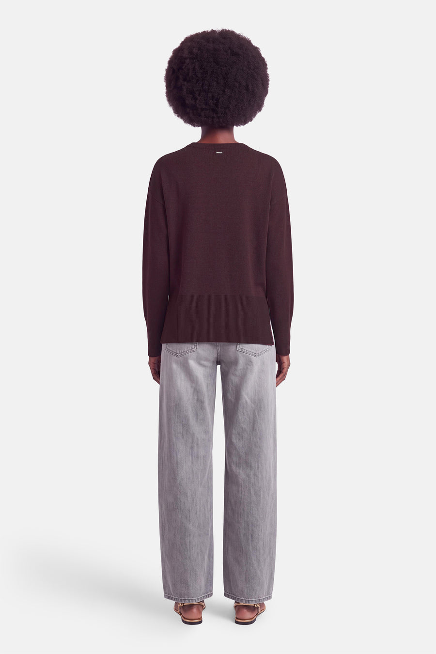 Pull O-hals - paars