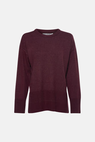 Pull O-hals - paars