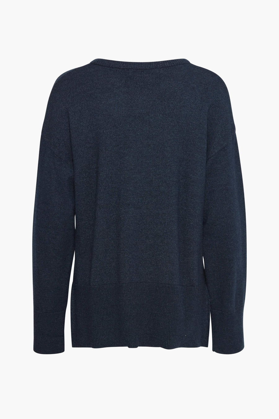 Pull met ronde hals - blauw - PULZ