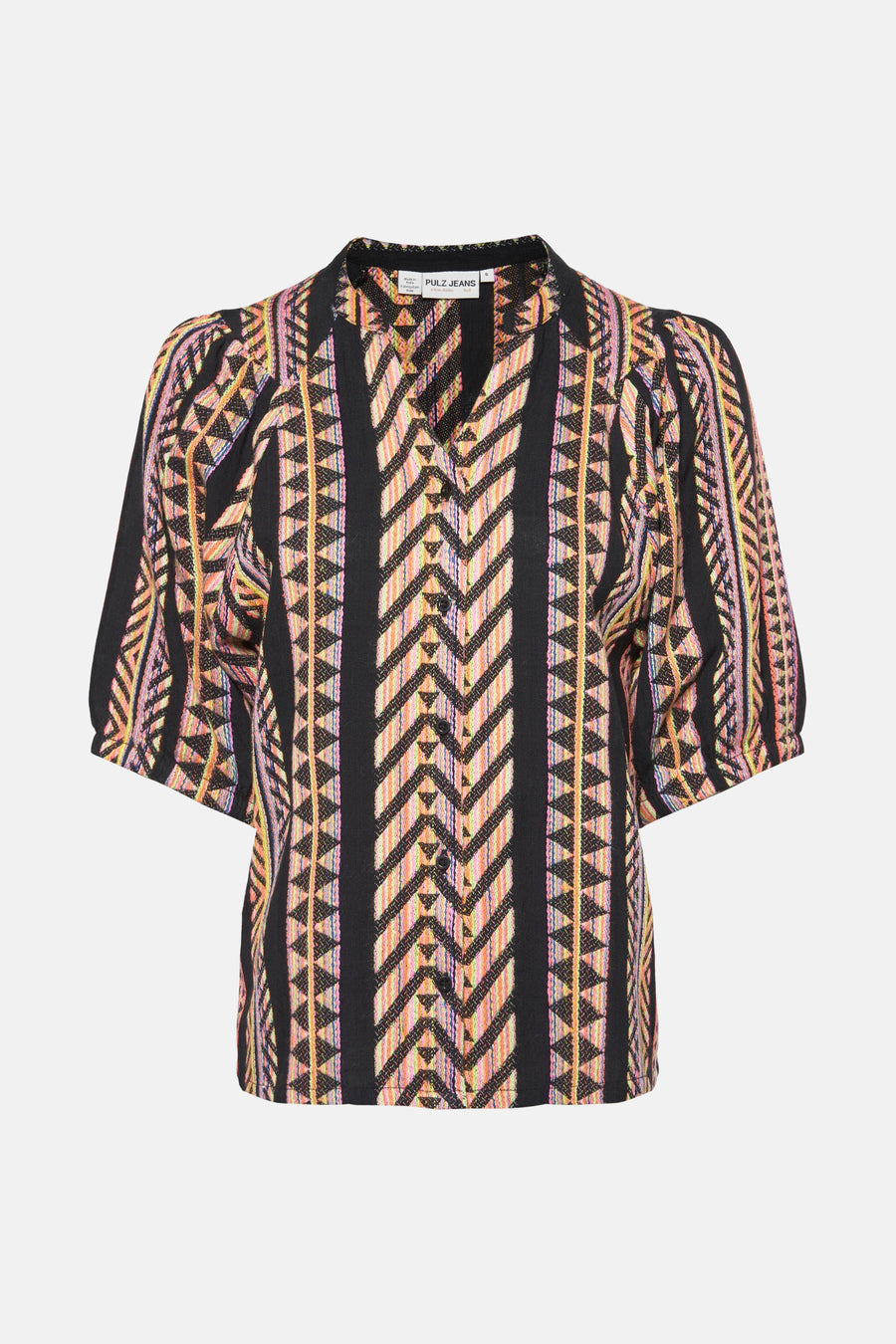 Blouse met lange mouwen - Multicolor - PULZ