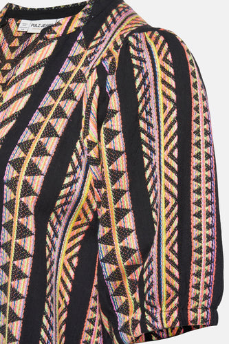 Blouse met lange mouwen - Multicolor - PULZ