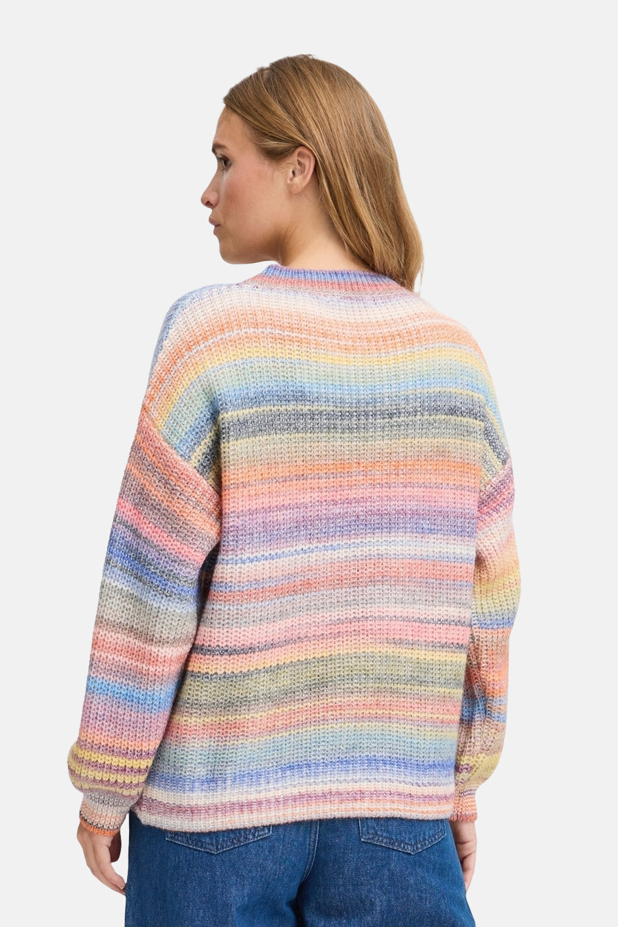 Pull met ronde hals - multicolor - PULZ