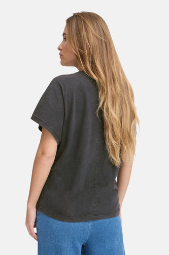 T-shirt met korte mouwen - zwart - PULZ