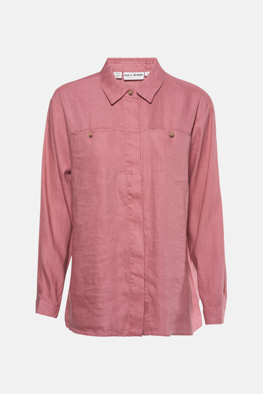 Hemd met lange mouwen - roze - PULZ