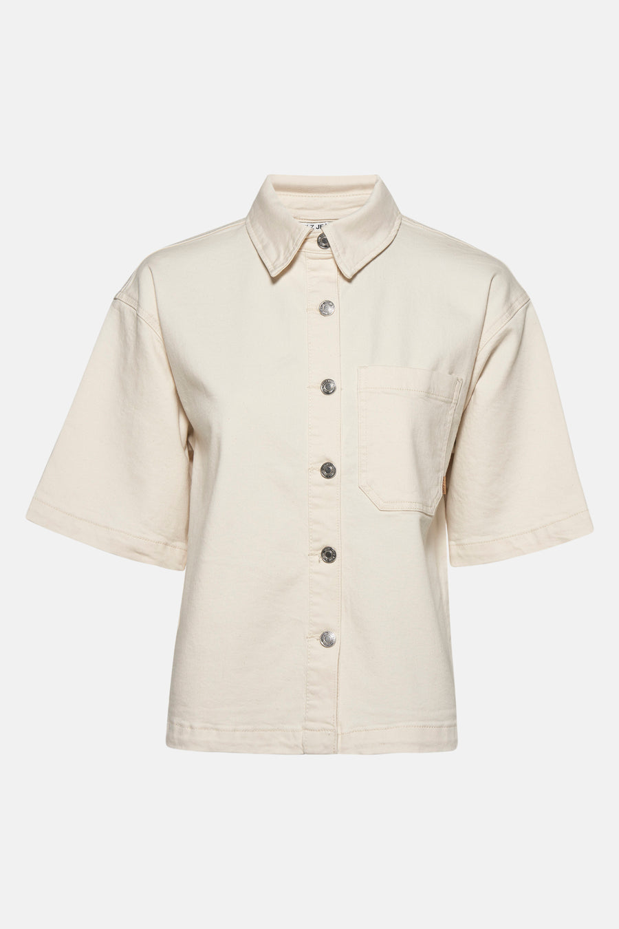 Jeanshemd - off white denim - PULZ
