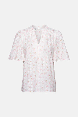 Blouse à manches courtes - Blanc - PULZ