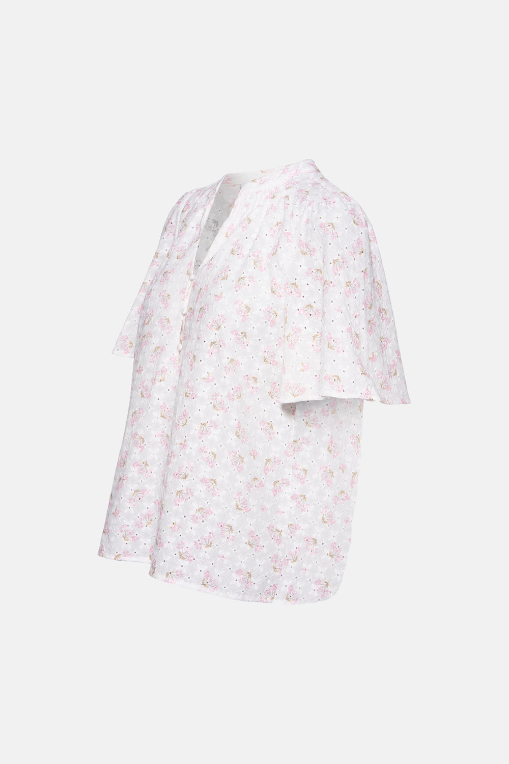 Blouse (korte mouwen) Roze - PULZ