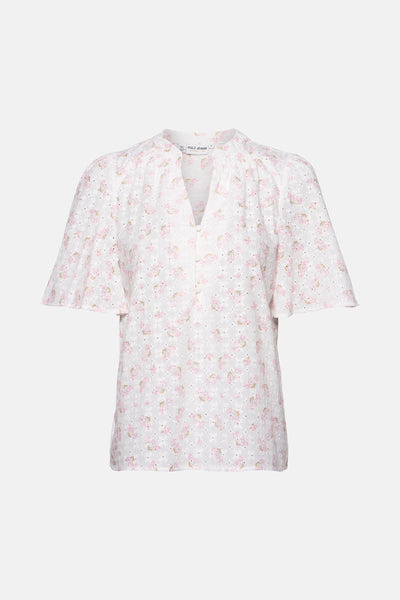 Blouse (korte mouwen) Roze - PULZ
