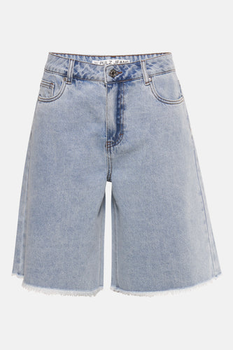 Short - light blue denim