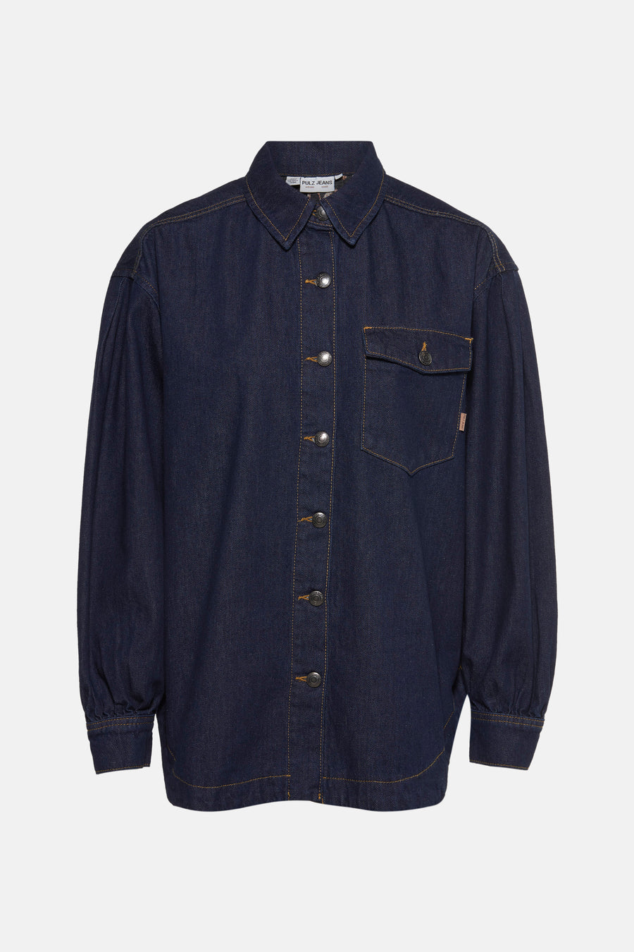 Jeanshemd - dark blue denim - PULZ