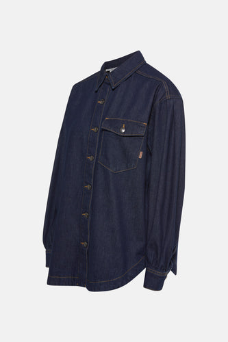 Jeanshemd - dark blue denim