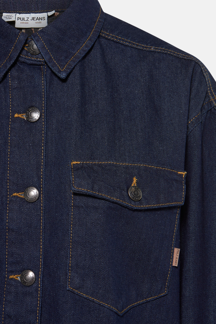 Jeanshemd - dark blue denim - PULZ