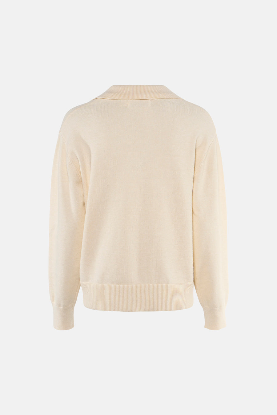Pull col V - écru