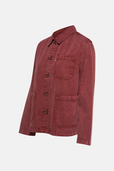 Veste en jean Rouge - PULZ