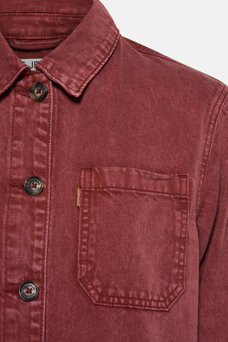 Jeansjas - rood