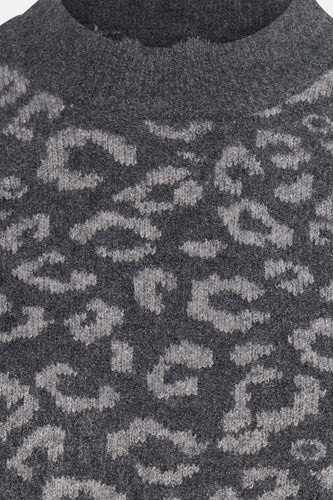 Pull met ronde hals - grijs - PULZ