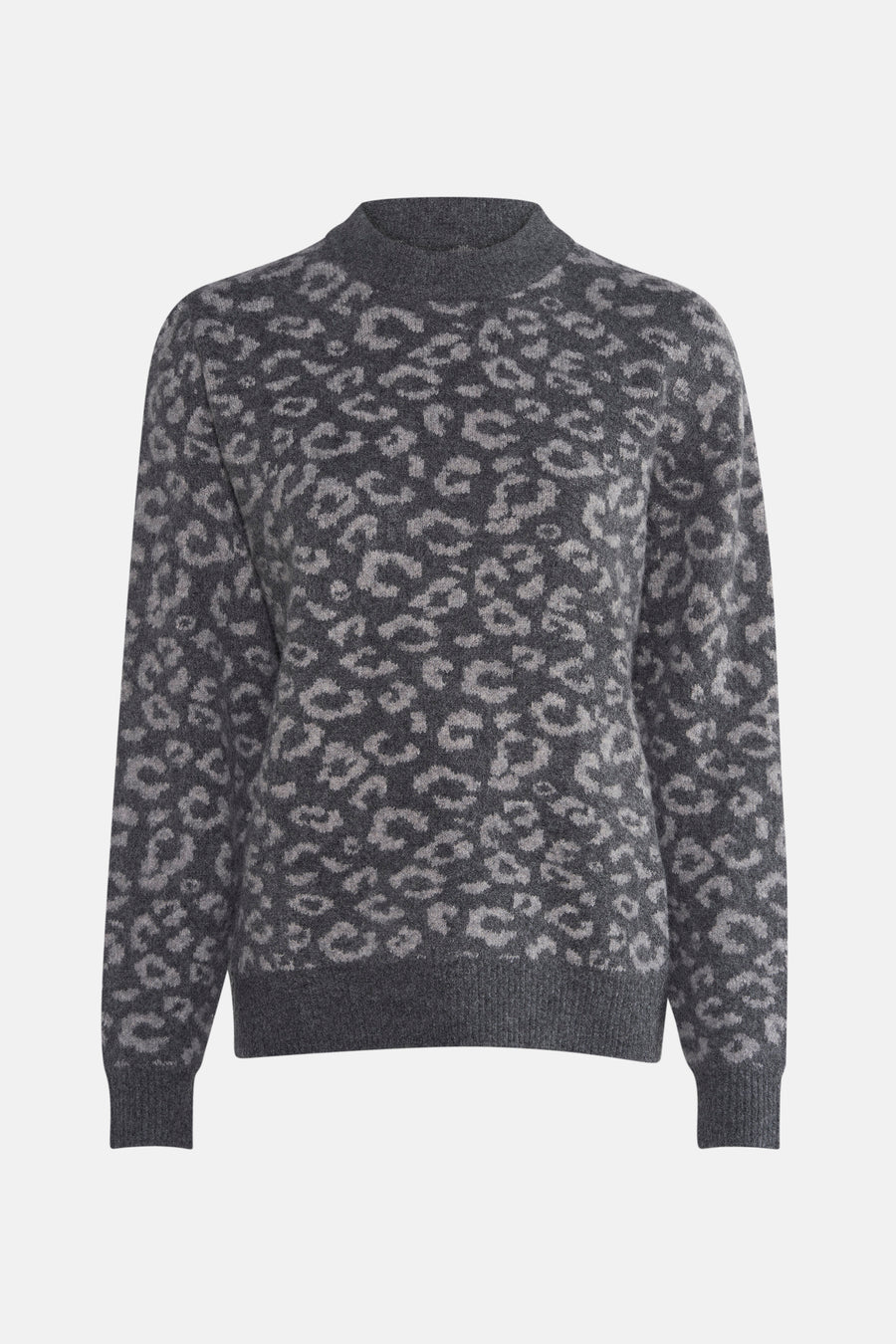 Pull met ronde hals - grijs - PULZ