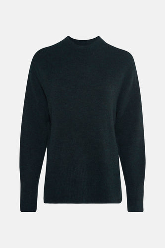 Pull met rolkraag - groen