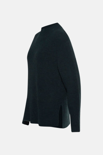 Pull met rolkraag - groen
