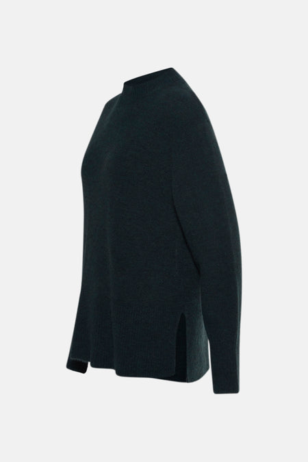 Pull met rolkraag - groen