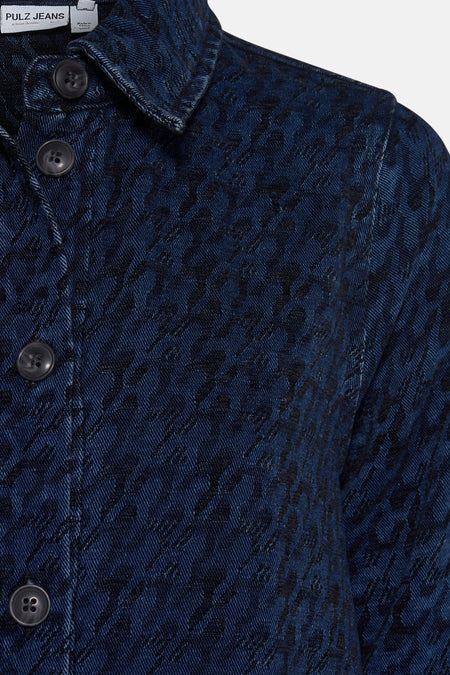 Robe à manches longues - dark blue denim