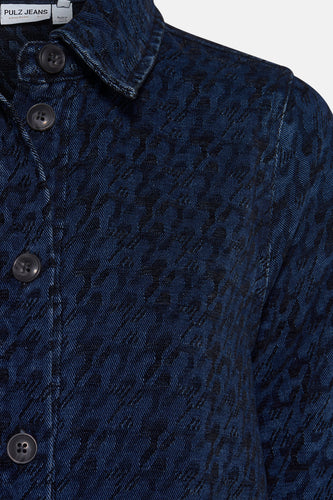 Robe à manches longues - dark blue denim - PULZ