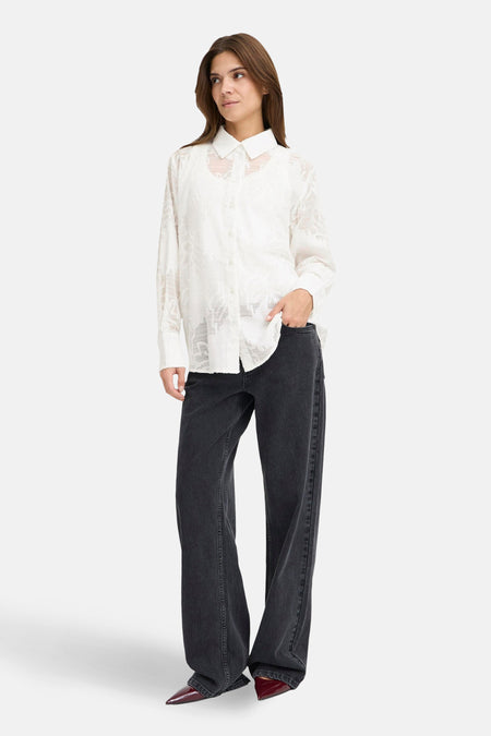 Hemd met lange mouwen - wit