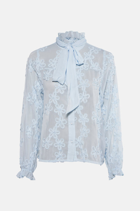 Hemd met lange mouwen - blauw