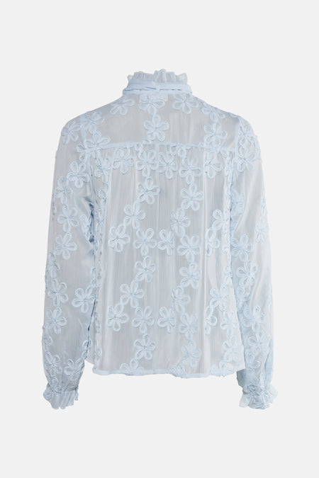Hemd met lange mouwen - blauw