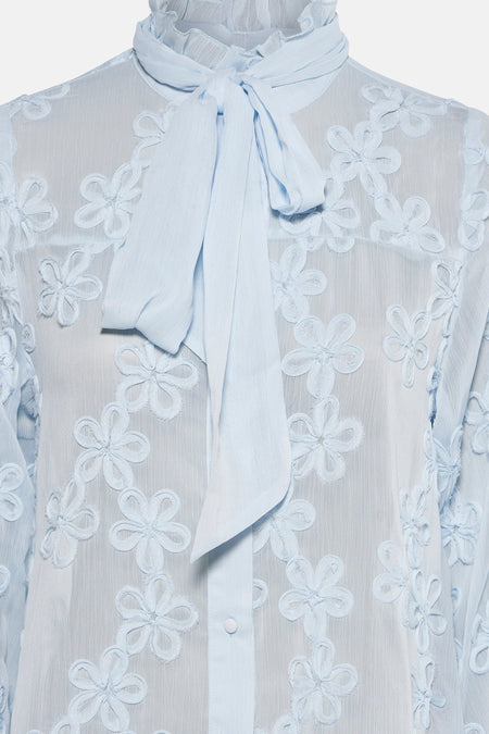 Hemd met lange mouwen - blauw