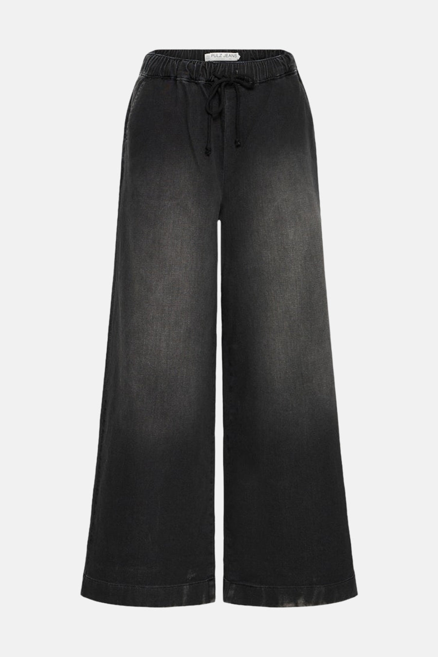 Colored jeans - black denim - PULZ